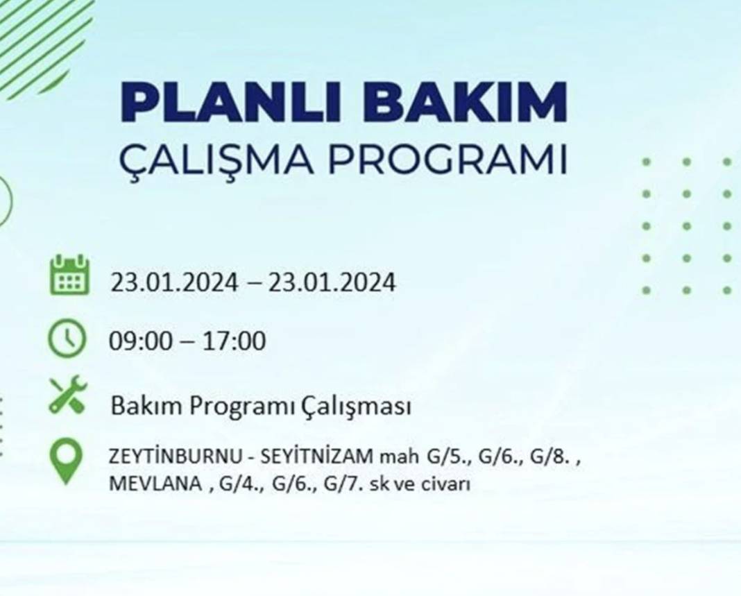 İstanbul karanlığa gömülecek! 22 ilçede saatlerce elektrik gelmeyecek! Hangi ilçelerde elektrik kesintisi var? 40